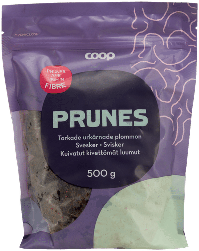 Coop kuivatut kivettömät luumut 500 g