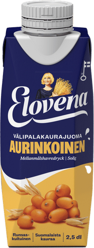 Elovena 2,5dl aurinkoinen välipalakaurajuoma｜Elovena 2.5dl 阳光零食燕麦饮料