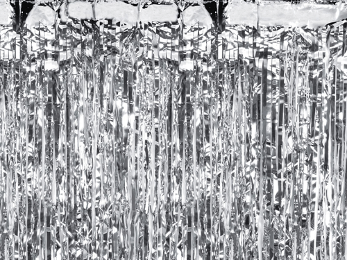 气球中心 银色门帘 100x200cm