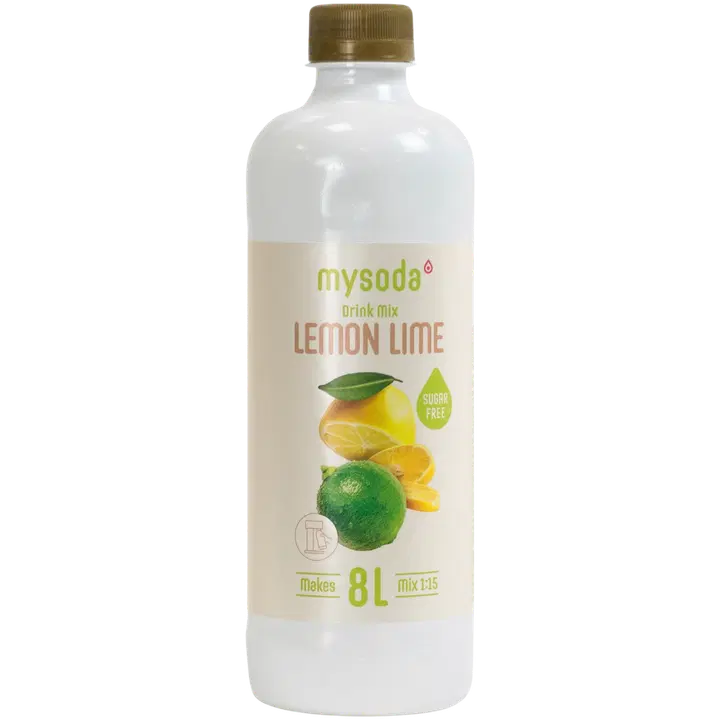 Mysoda Sitruuna-Lime Sokeriton Virvoitusjuomatiiviste 500ml｜MySoda 柠檬酸橙无糖浓缩软饮料 500ml