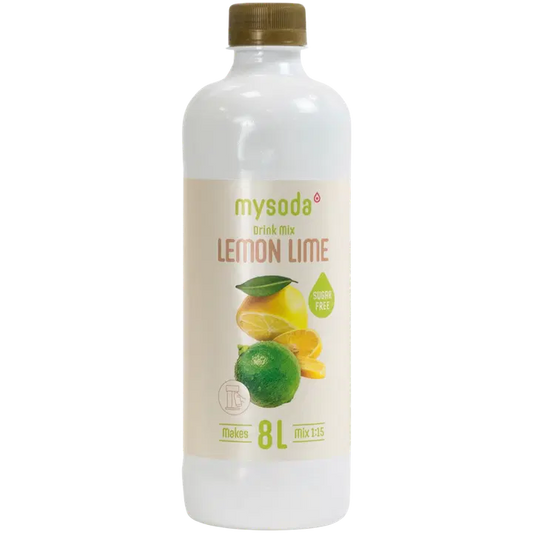 Mysoda Sitruuna-Lime Sokeriton Virvoitusjuomatiiviste 500ml｜MySoda 柠檬酸橙无糖浓缩软饮料 500ml
