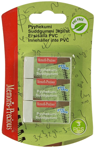 Memoris Precious 橡皮擦 3 kpl