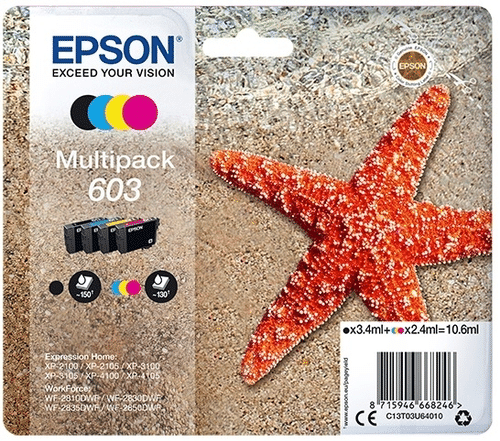 Epson 603墨水盒多件装
