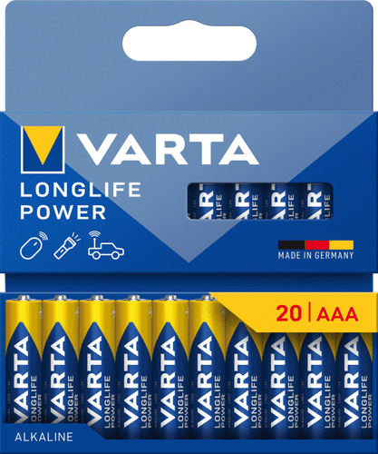 Varta 长效电源AAA电池 20pack