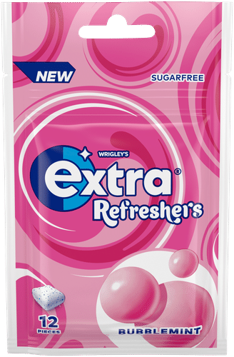 Extra Refreshers泡泡薄荷口香糖 26g