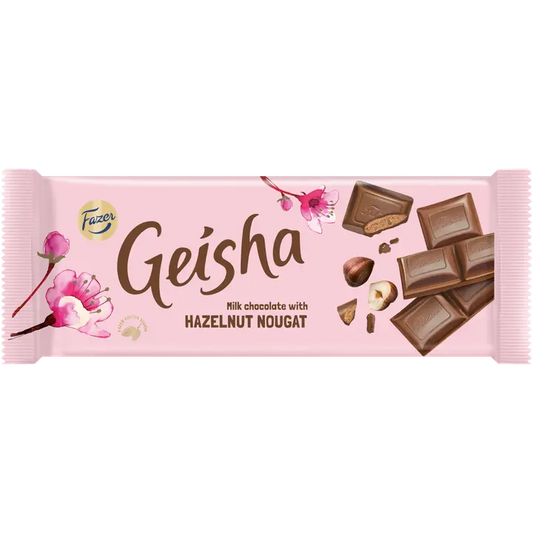 Fazer Geisha 榛仁碎牛奶巧克力块 100 克