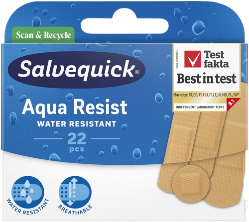 Salvequick 防水塑料创可贴 22kpl