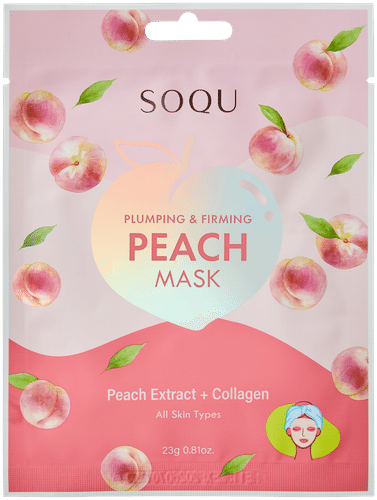 SOQU 蜜桃面料面膜 1 kpl
