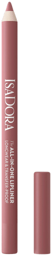 IsaDora 多合一唇线笔 04 裸粉色 1,2 g｜Isadora All-in-One Lipliner huultenrajauskynä 04 Bare Pink 1,2 g