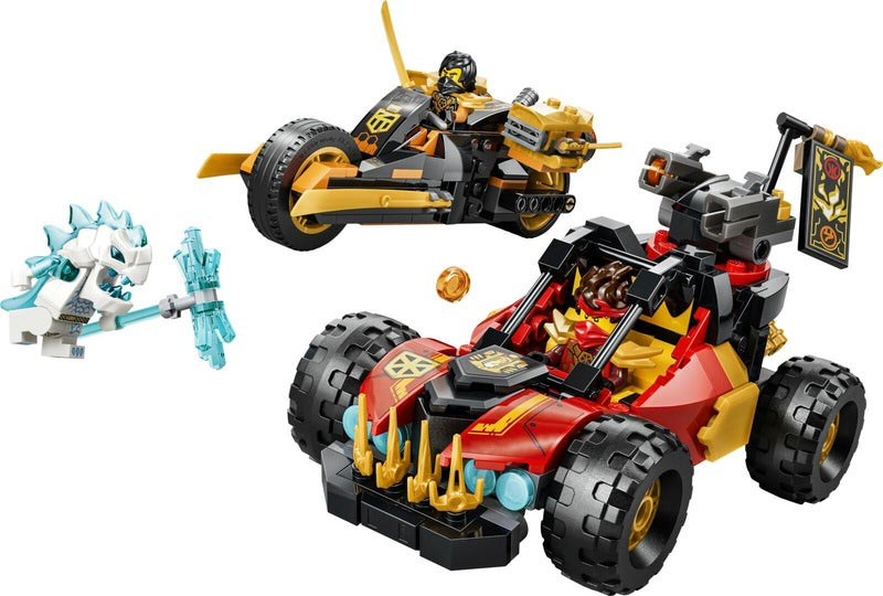 LEGO 忍者神龟 71864 凯与科尔组合战车｜LEGO® Ninjago 71864 Kain ja Colen yhdistelmäajoneuvot