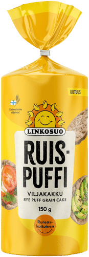 Linkosuo viljakakku ruispuffi 150g｜Linkosuo 黑麦米饼 150g