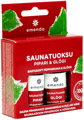 Emendo 2 x 10 ml Saunasarja joulu Pipari & Glögi