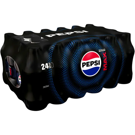 24 x Pepsi Max virvoitusjuoma 0,33 l｜Pepsi MAX 24 瓶 Pepsi Max 软饮料 0,33 l