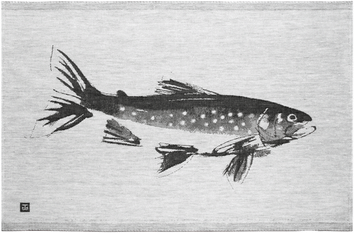 Lapuan Kankurit Rautu x Teemu Järvi 毛巾 46x70cm 9/白黑亚麻棉｜Lapuan Kankurit Rautu x Teemu Järvi pyyhe 46x70cm 9/valko-musta pellava-puuvilla