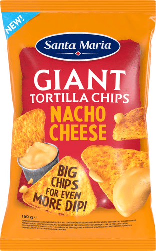 Santa Maria 160克巨型玉米片纳乔奶酪味｜Santa Maria 160g Giant Tortilla Chips Nacho Cheese