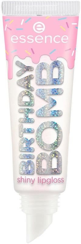 Essence BIRTHDAY BOMB 闪亮唇彩 01 Cake My Day! 10 ml｜essence BIRTHDAY BOMB shiny lipgloss 01 Cake My Day! 10 ml