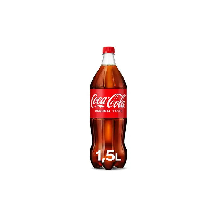 Coca-Cola Original virvoitusjuoma muovipullo 1,5 L｜Coca-Cola 原装软饮料塑料瓶 1,5 L