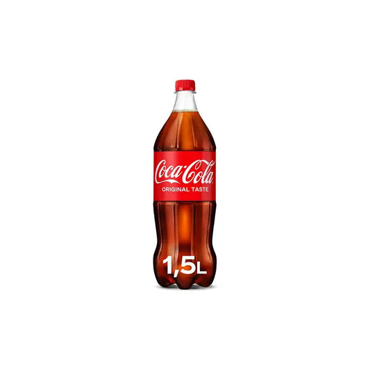 Coca-Cola Original virvoitusjuoma muovipullo 1,5 L｜Coca-Cola 原装软饮料塑料瓶 1,5 L