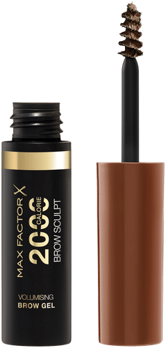 Max Factor 2000 Calorie Volumizing Brow Gel 004 Black Brown 4,5 ml nestemäinen kulmaväri