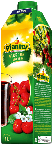 Pfanner Kirsikka mehujuoma 1 l｜Pfanner 樱桃汁饮料 1 l