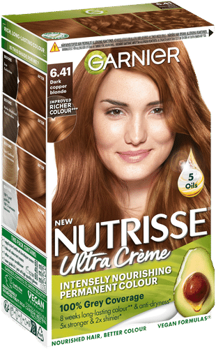 Garnier Nutrisse Ultra Créme 6.41 Dark Copper Blonde Tumma Kuparinvaalea kestoväri 1kpl