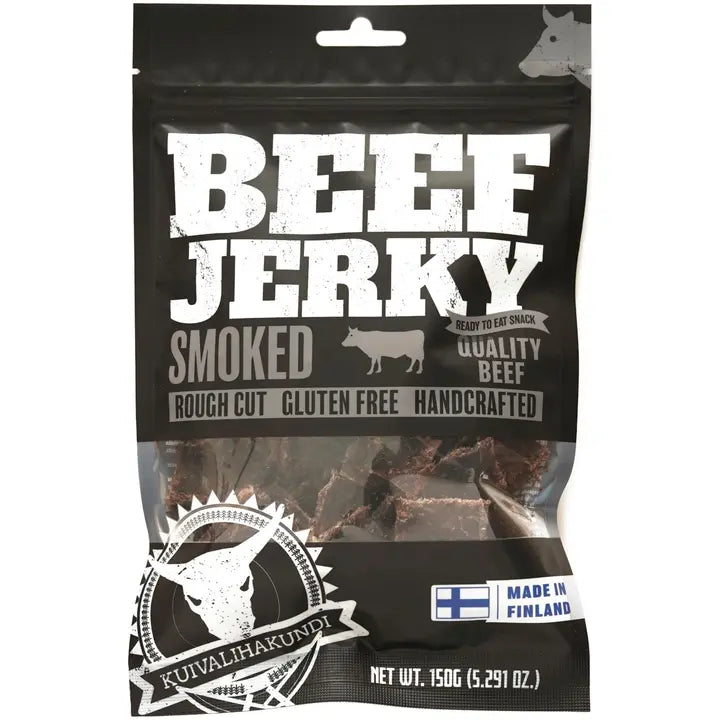 Kuivalihakundi Beef Jerky Smoked 150g-Kuivalihakundi 烟熏牛肉干 150g