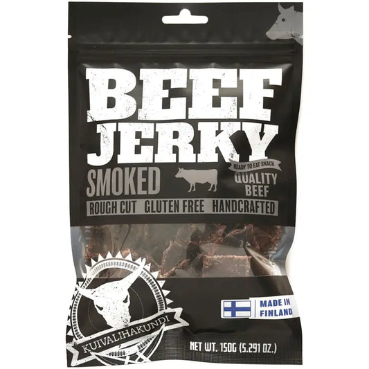 Kuivalihakundi Beef Jerky Smoked 150g-Kuivalihakundi 烟熏牛肉干 150g