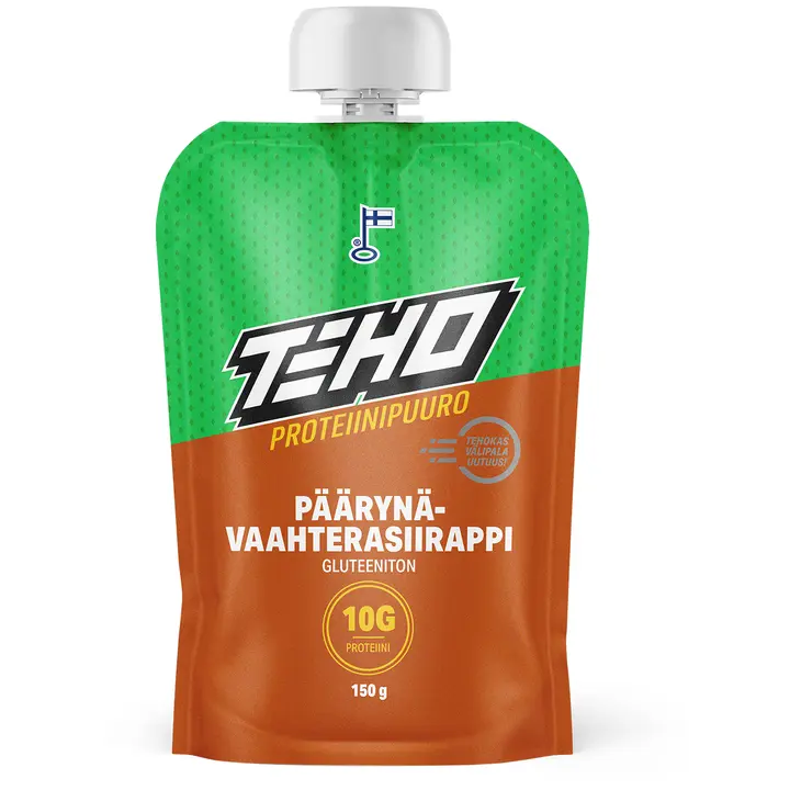 TEHO Päärynä-Vaahterasiirappi proteiinipuuro 150 g pouch-Teho 梨枫糖浆蛋白粥150克袋装