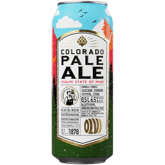 OLVI Colorado Pale Ale 6,5 % 0,5 l tlk｜Olvi 科罗拉多淡色艾尔 6.5% 0.5 升 tlk
