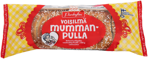 Porokylän Mummanpulla voisilmätäyteellä 300 g｜Porokylän 黄油眼面包 300 g