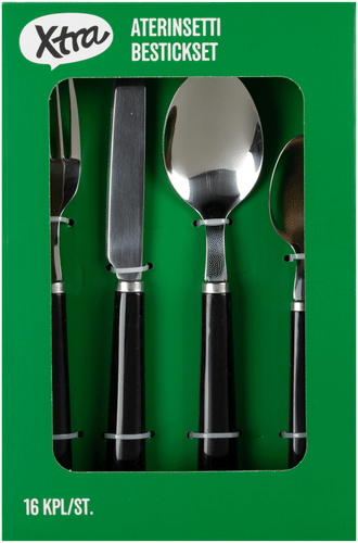 Xtra 餐具套装 16 kpl