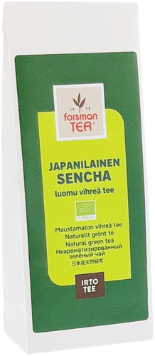 Forsman tea Japanilainen Sen Cha vihreä maustamaton luomu irtotee 60 g｜Forsman 茶日本森茶绿色无味有机散茶 60 g