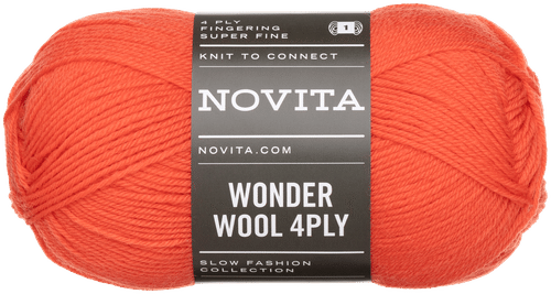 Novita Wonder Wool 4股毛线 50克 西瓜 535