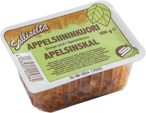 Salliselta Appelsiininkuoripala 100g｜Salliselta 橙皮片 100g