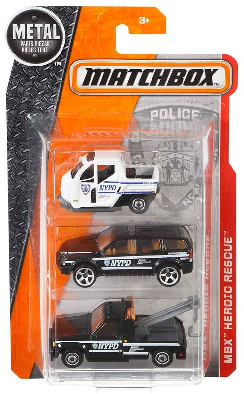 Mattel Matchbox 玩具车 3件装 混装