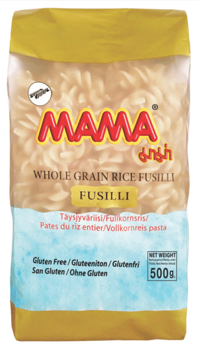 Mama 全麦米螺旋面 500g｜Mama täysjyväriisi fusilli 500g