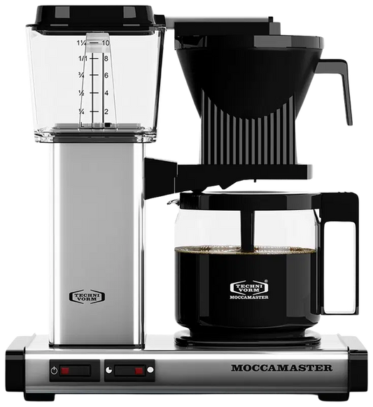 Moccamaster Automatic抛光银色滤纸咖啡机