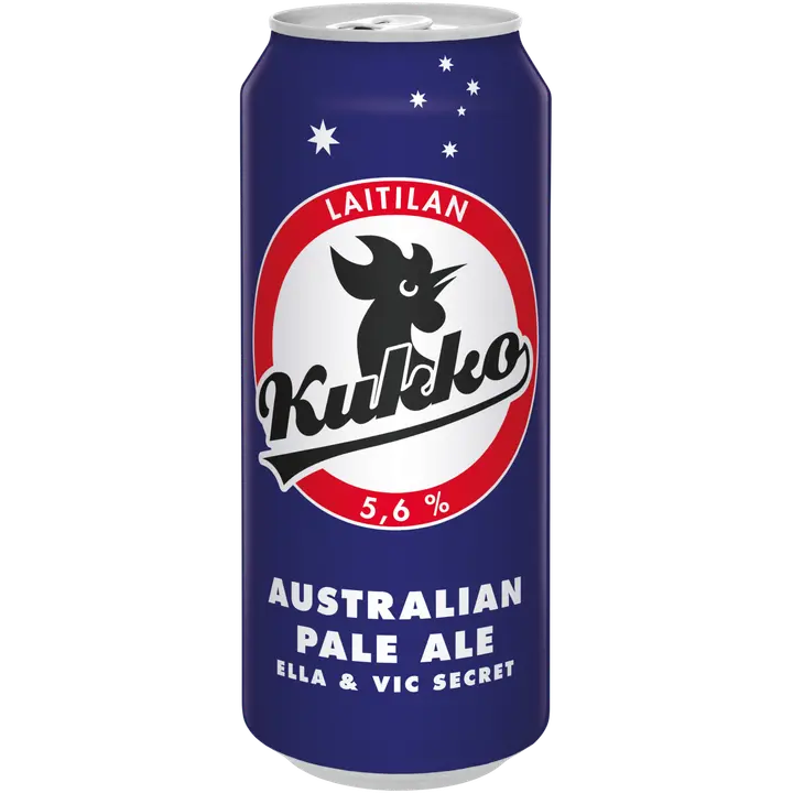 Laitilan Kukko Australian Pale Ale 5,6 til-% 0,5L olut｜Laitilan Kukko 澳大利亚淡色艾尔饮料 5.6 vol% 0.5L 饮料