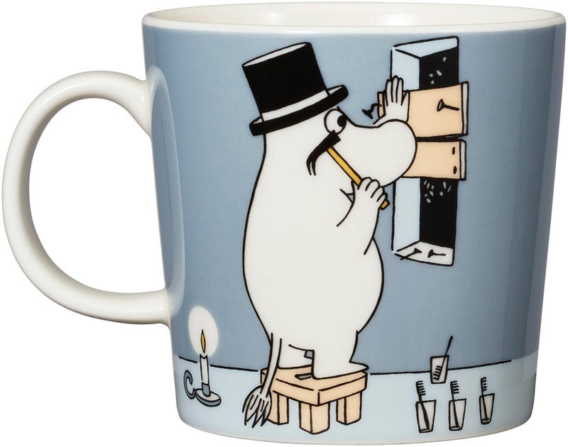Moomin Arabia 姆明 姆明爸爸马克杯 0.3升 灰色｜Moomin Arabia Muumi Muumipappa muki 0,3l harmaa