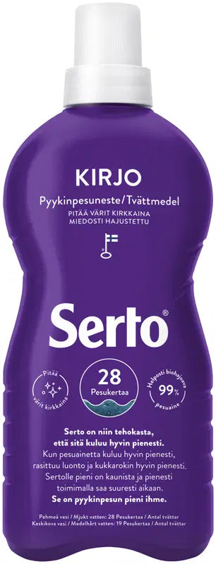 Serto Kirjo 洗衣液 750 ml｜Serto Kirjo Pyykinpesuneste 750 ml