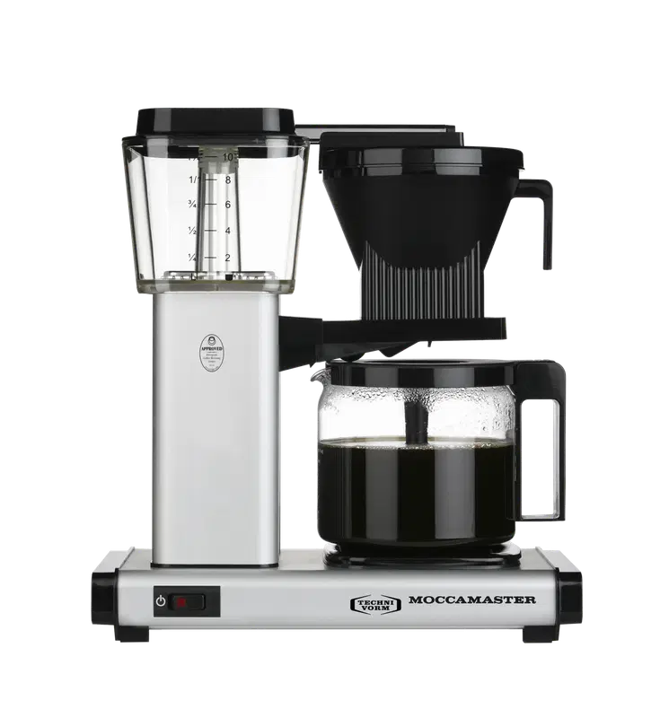 Moccamaster 咖啡机 One Switch 哑光银｜Moccamaster Kahvinkeitin One Switch matt silver