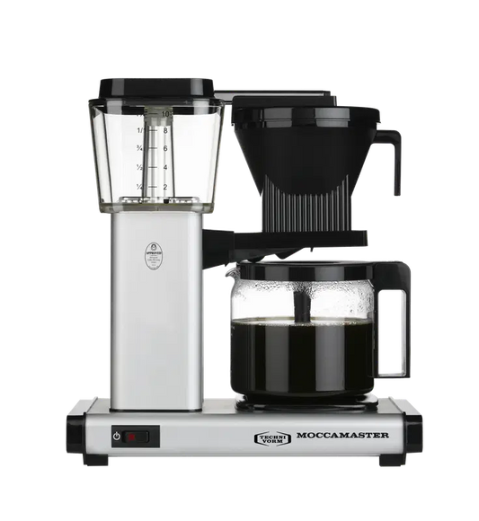 Moccamaster 咖啡机 One Switch 哑光银｜Moccamaster Kahvinkeitin One Switch matt silver