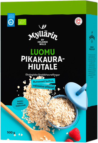 Myllärin Luomu Pikakaurahiutale 500 g｜Myllärin 有机速溶燕麦片 500 g