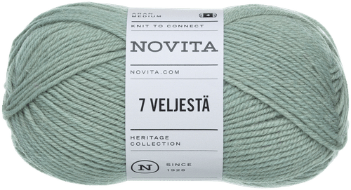 Novita 7 Veljestä 毛线 100克 菜粉蝶 305