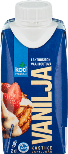 Kotimaista vaahtoutuva vaniljakastike laktoositon 200 ml｜Kotimaista 起泡香草酱（无乳糖） 200 ml