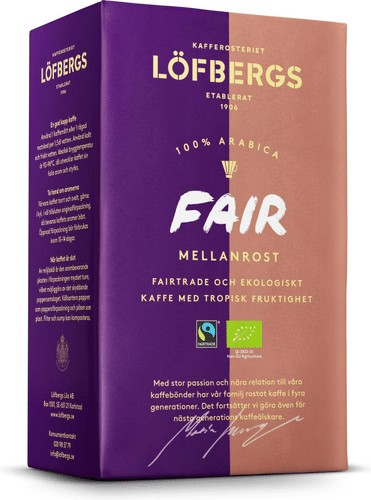 Löfbergs Fair Mellanrost 咖啡 450g 公平贸易有机