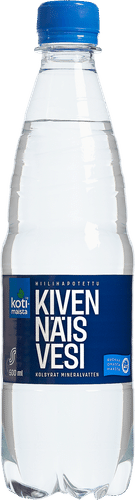 Kotimaista kevyesti hiilihapotettu kivennäisvesi 0,5 l kmp
