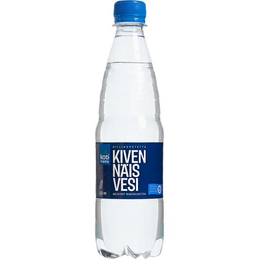 Kotimaista kevyesti hiilihapotettu kivennäisvesi 0,5 l kmp｜Kotimaista 轻度碳酸矿泉水 0.5 l kmp