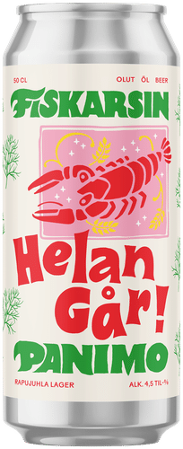 Fiskarsin Panimo Helan Går Rapujuhla Lager 4,5% 0,5L