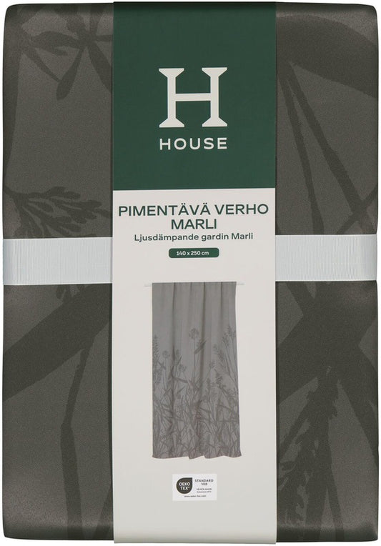 House 遮光窗帘 Marli 140x250厘米，灰色